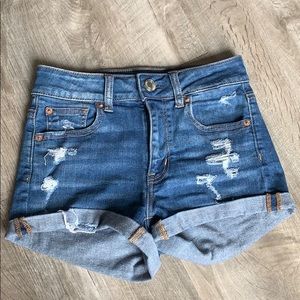 American eagle jean shorts